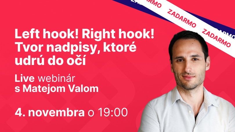 Left hook! Right hook! Tvor nadpisy, ktoré udrú do očí